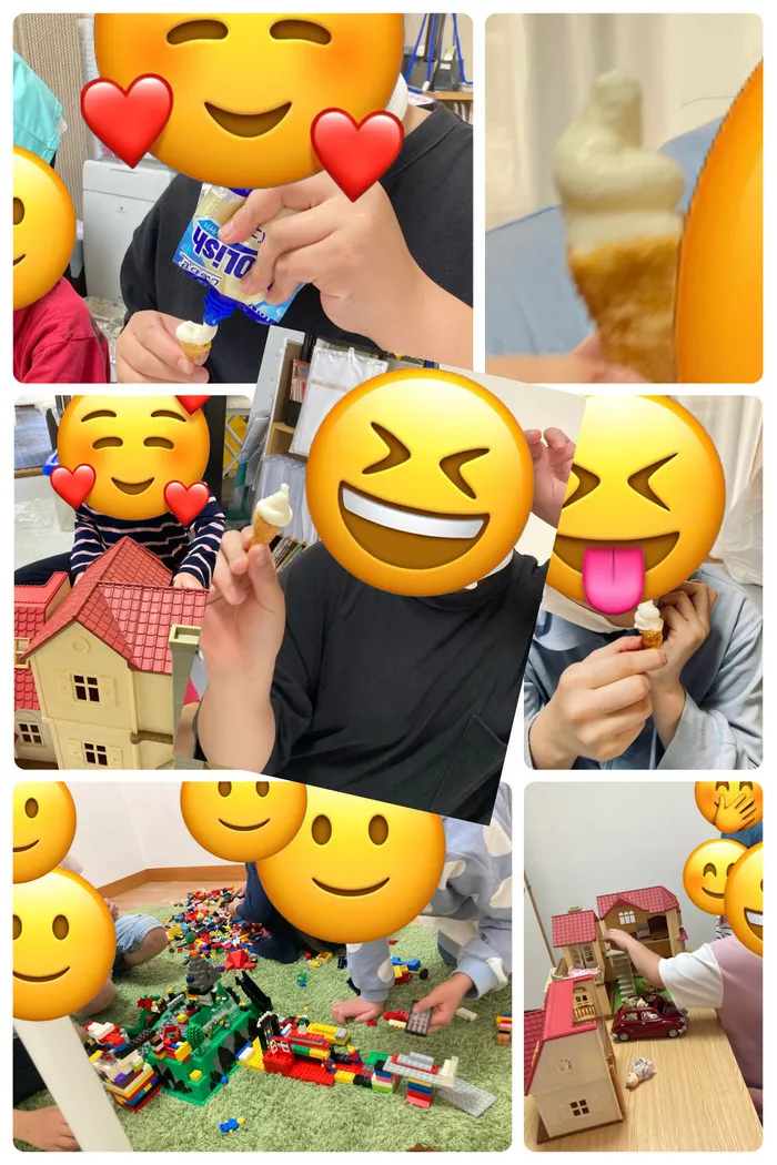 放課後等デイサービス　こすもす/クーリッシュ×とんがりコーンの🍦ひんやりおやつタイム🍦