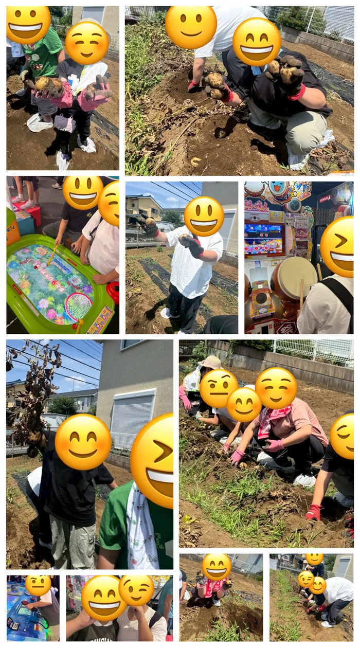 放課後等デイサービス　こすもす/じゃがいも堀り体験を実施しました🥔✨