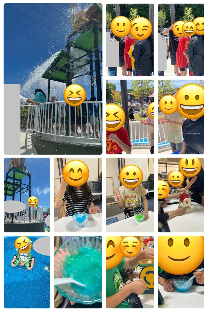 放課後等デイサービス　こすもす/大和田水辺の丘で水遊びを満喫！！⛲