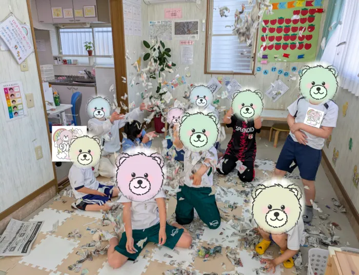 りんく 【岡崎市中島町に４月オープン！見学随時募集中】/新聞紙吹雪