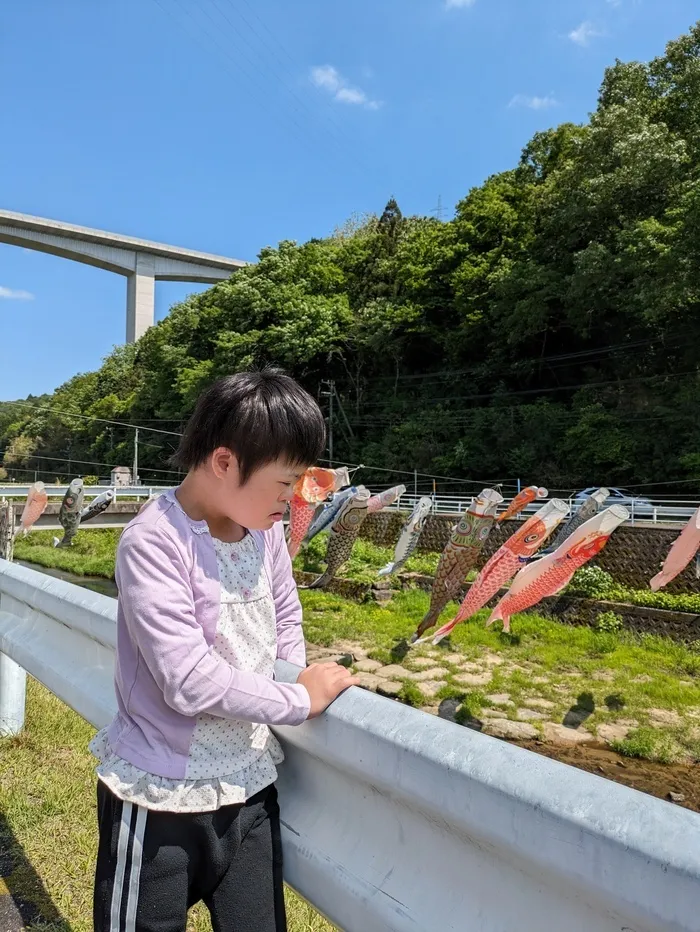 りんく 【岡崎市中島町に４月オープン！見学随時募集中】/外出レク☆こいのぼりを見に行こう！