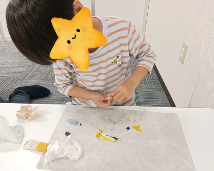 ポラリスステップ東大成教室【空きあり】【24年4月オープン!!】/ぬるぬる×ドキドキ！推しを作ろう感触アート👐🎨