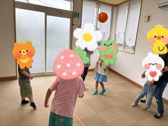 どんぐりハウス/風船バレー🎈