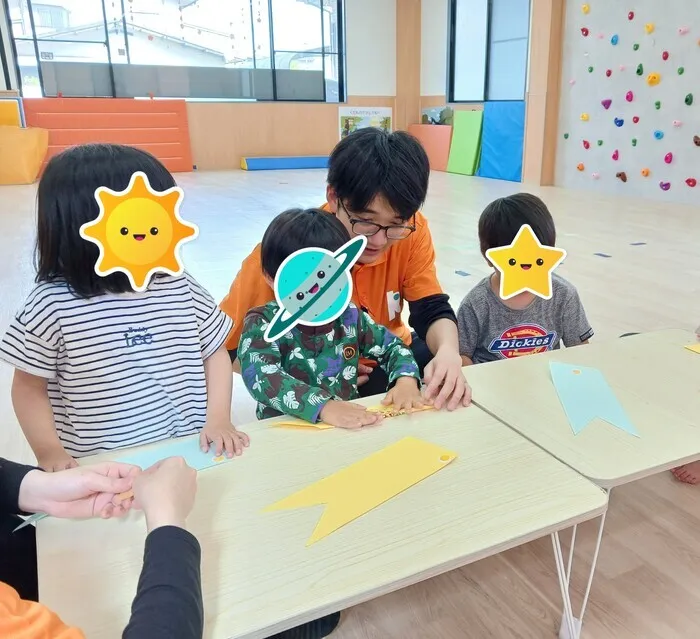 ケンリハスポーツキッズ小田井/スポーツキッズ小田井　こいのぼり製作