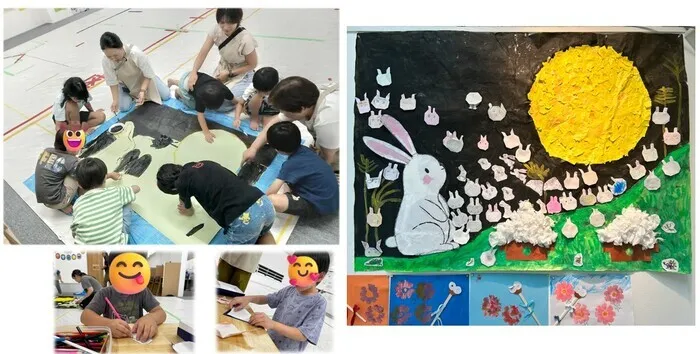 児童発達支援・放課後デイサービス　『オハイ アリイ』/中秋の名月🌝🎑 へ向けて制作活動✍️