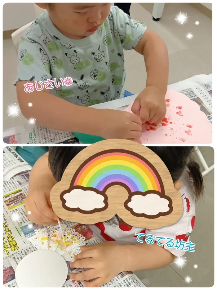 【空きあり】児童発達支援・放課後等デイサービスtoiro/イベント🌈〜あじさい・てるてる坊主製作☔🌸～
