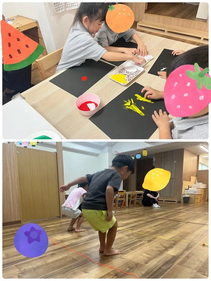 児童発達支援・放課後等デイサービス　いきるちから5/Let'sフィンガーペイント☝🏻