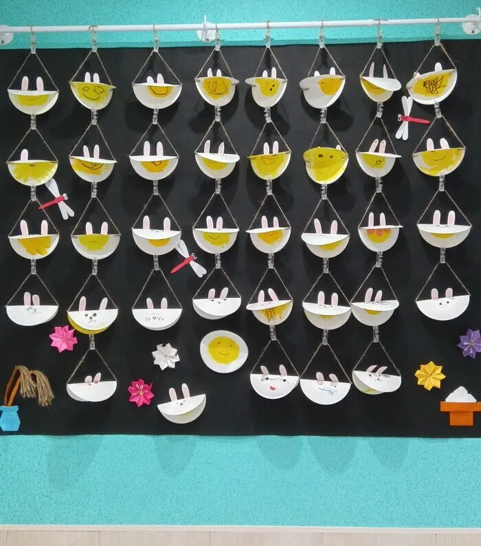 【見学受付中！】児童発達支援事業所ponopono/９月の工作「お月見うさぎ」