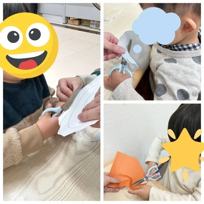 児童発達支援　スマイル　なんば店/はさみイベント✂️