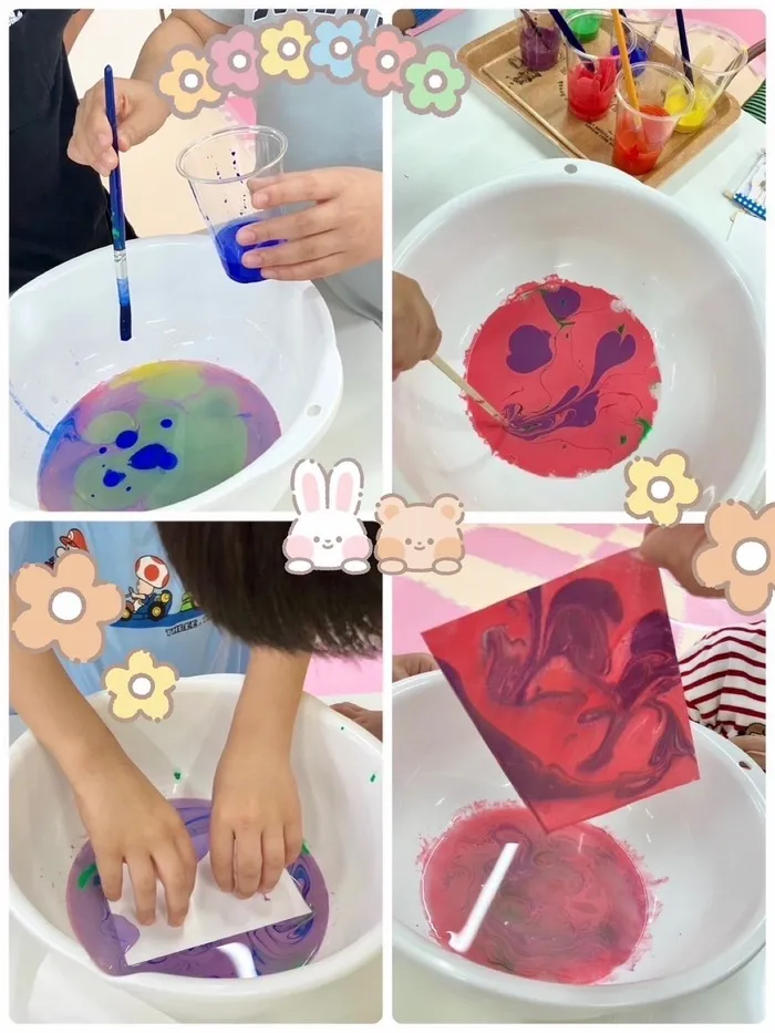 アイダージュニア西浦和教室/マーブリング🎨