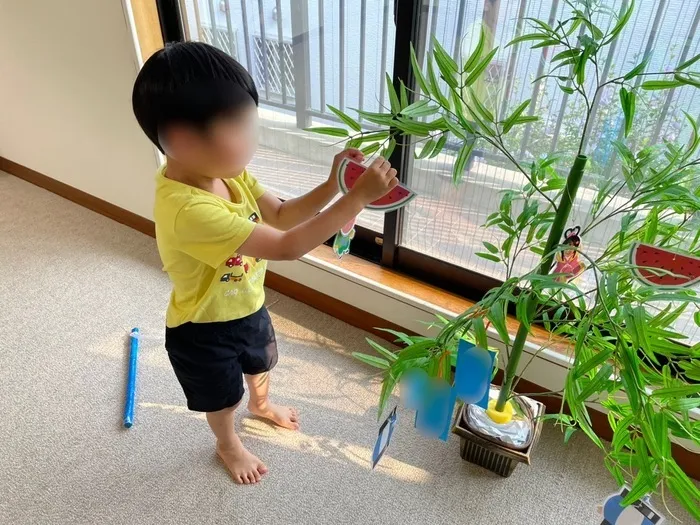 カラカラ　西宮甲子園（児童発達支援・放課後等デイサービス•保育所等訪問支援）/笹飾り釣り