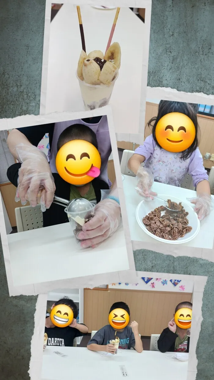 オールウェイズクレヨン/ミニチョコパフェ作り