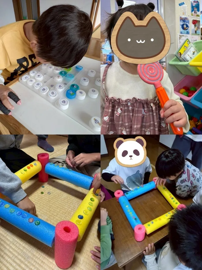 わくわく子供ひろば本宮/おはじきゲーム！