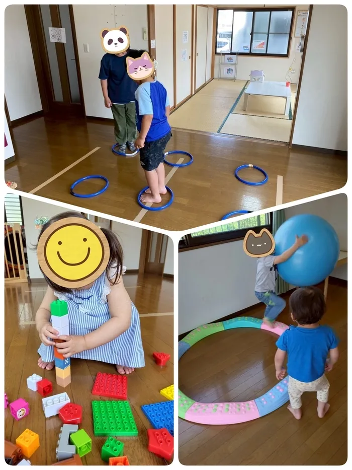 わくわく子供ひろば本宮/フープ鬼ごっこ🏃💨
