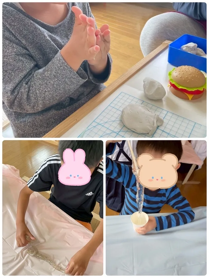 わくわく子供ひろば本宮/感触遊び