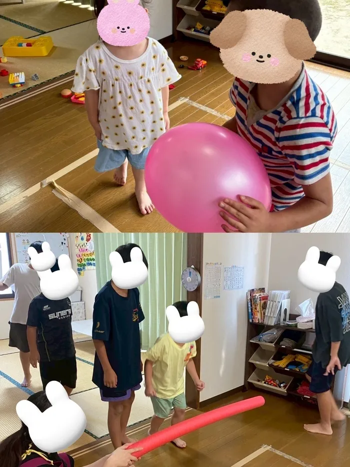 わくわく子供ひろば本宮/室内で運動💪