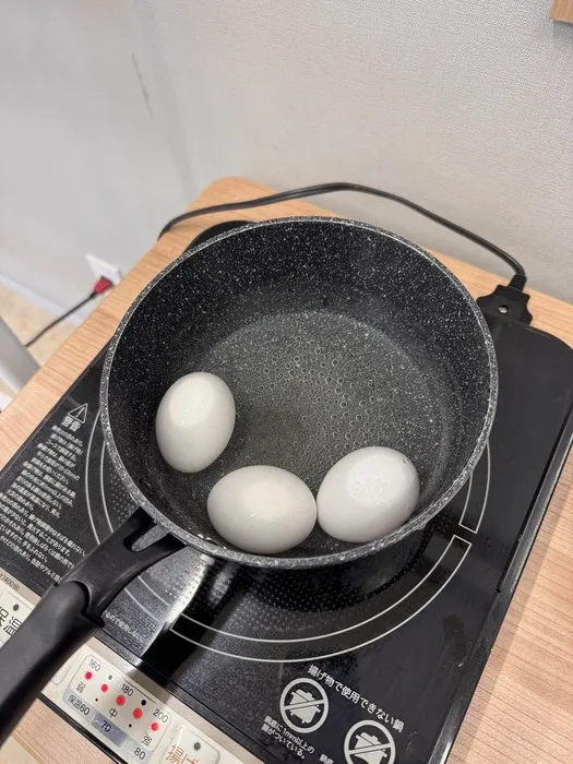 きみそらBase登戸（　他：放課後等デイサービス／保育所等訪問支援　）/🥚🍳✨ ゆで卵クッキング したよ〜！！ 🎉