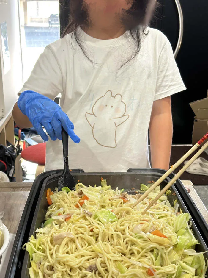 「就労準備型」放課後等デイサービスNESTING博多/焼きそば始めました。