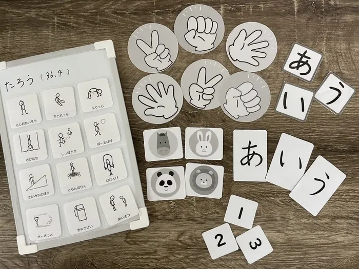 運動療育はいたっち　蒲生四丁目教室/プログラムを視覚化👀【メニューカード！】