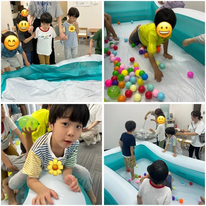 ついんずくらぶ/ボールプールで大興奮😆💓