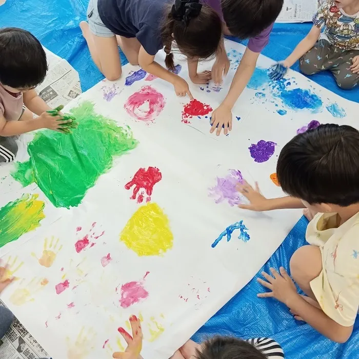 児童発達支援・放課後等デイサービスunico中島公園/芸術の秋！ペイントアート🖌