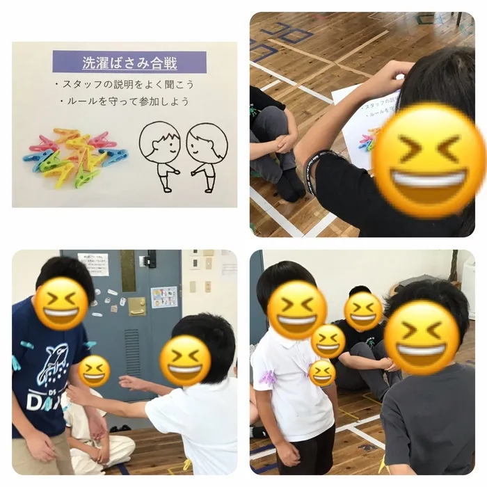 わくわくエイト/今日のプログラム「洗濯ばさみ合戦」