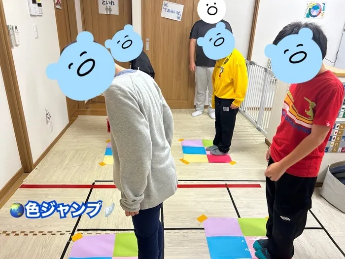 放課後等デイサービス　かけはし/【活動】色ジャンプ