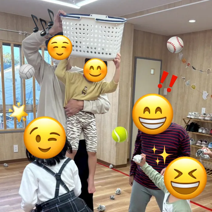 emiure（エミュール） STによる言語療法可能　生野区最大級施設　送迎あり/みんなで玉入れ！