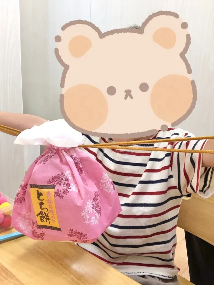 個別療育のゆめラボ西原教室/お弁当袋ぎゅー！🍱✨
