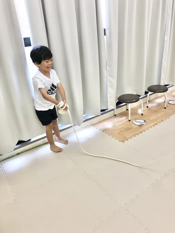 個別療育のゆめラボ西原教室/お友達と大縄跳び🪽