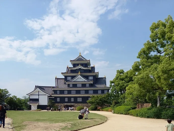 晴る日 西崎事業所/お城を見に行きました