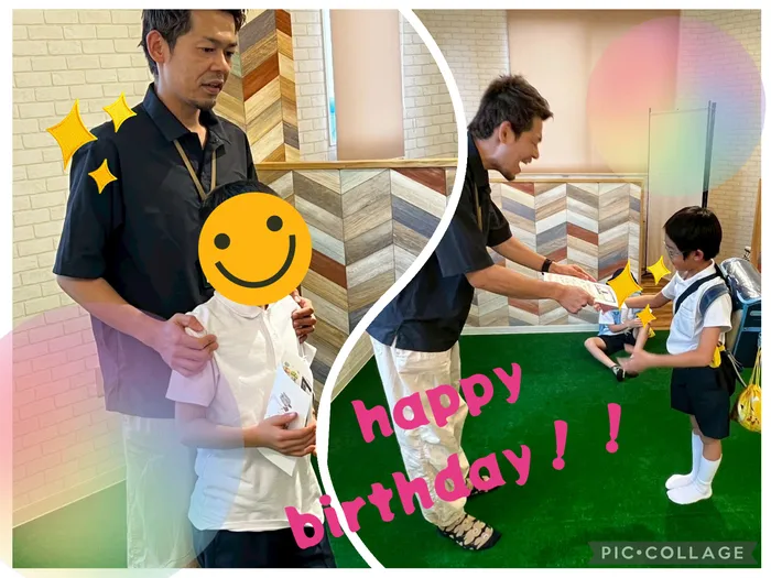 【ABA個別療育・就学前支援】BEAR KIDS（ベアキッズ）城東野江店/お誕生日をお祝いしました！