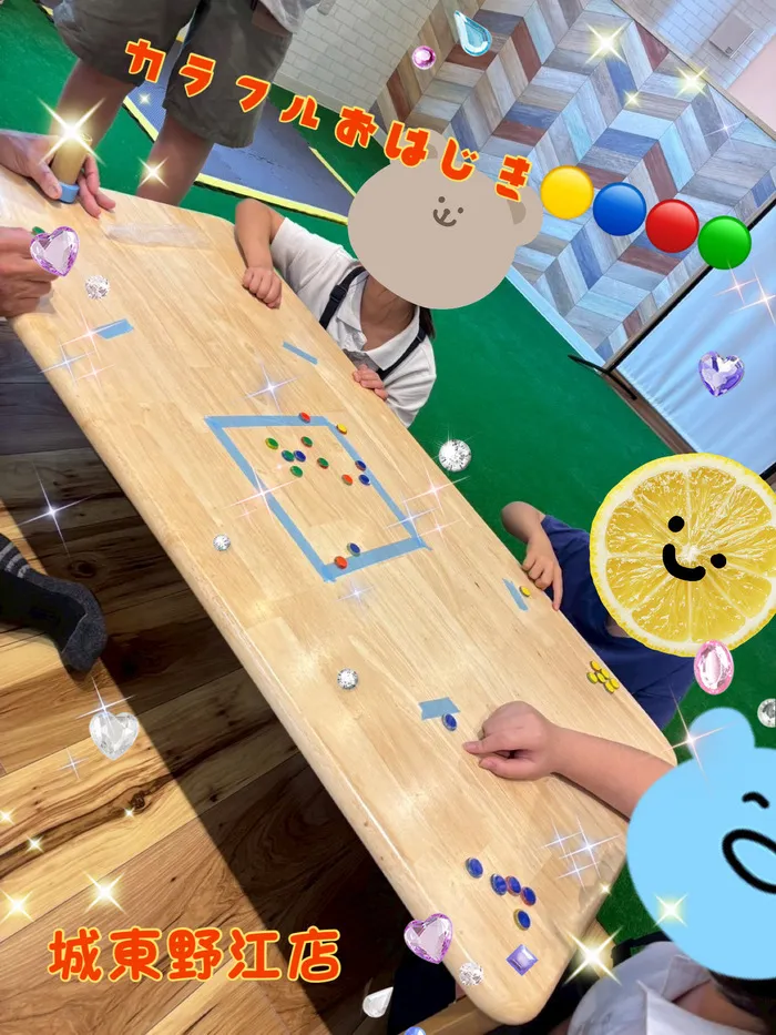 【ABA個別療育・就学前支援】BEAR KIDS（ベアキッズ）城東野江店/おはじきをしよう！