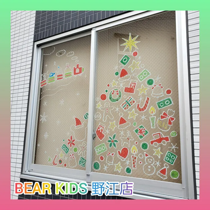 BEAR KIDS野江店/ウィンドアート🎨🎅