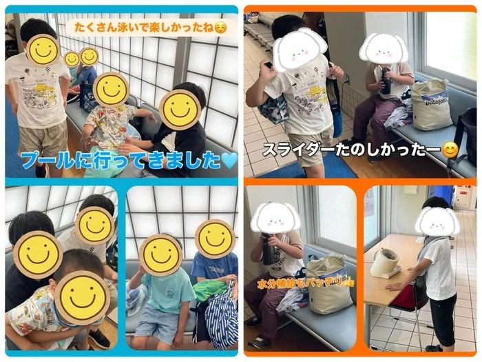 児童発達支援・放課後等デイサービス　Rふらっぷ/7/5 (土) プールへお出かけ🚗(外出支援)