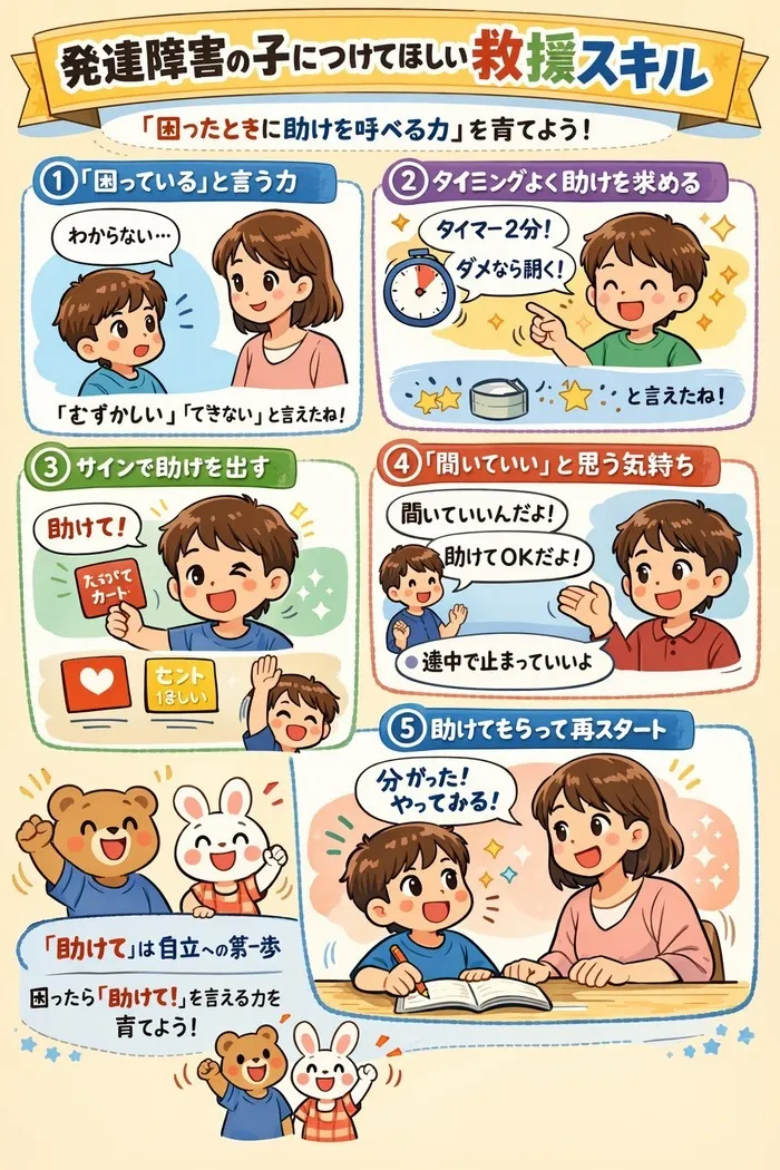 かみか企画 (個別、小集団、オーダーメイド療育、行き渋り・不登校支援)/お願いだから発達障害の子達に身に着けて欲しい『救助スキル』