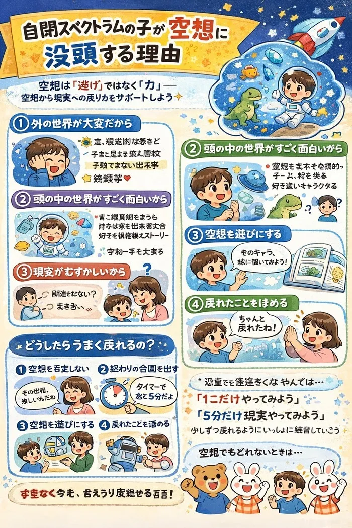 かみか企画 (個別、小集団、オーダーメイド療育、行き渋り・不登校支援)/⭐空想に没頭⭐