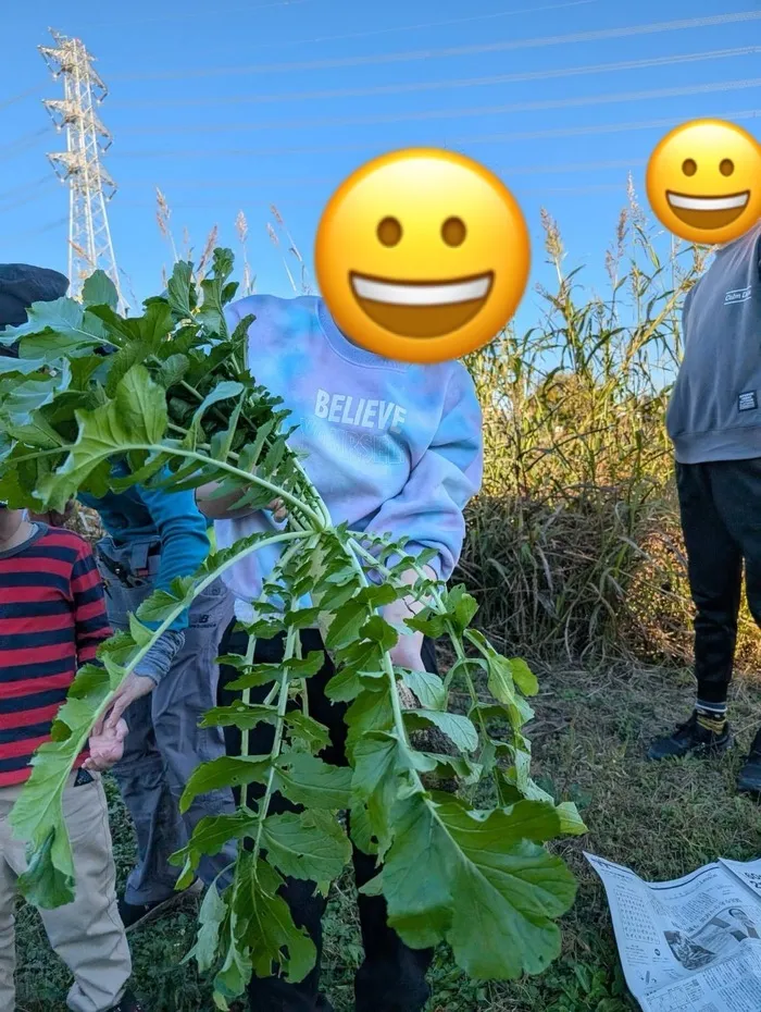 【送迎あり/土曜日もお預かり可能】お気軽にご連絡ください  のびのび広場エミタス川越野田町教室/11/30エミタスファームに行ってきました