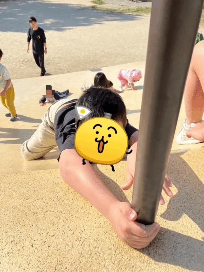 きりんのあくび　kids　つるみ/公園で大根ぬき🛝