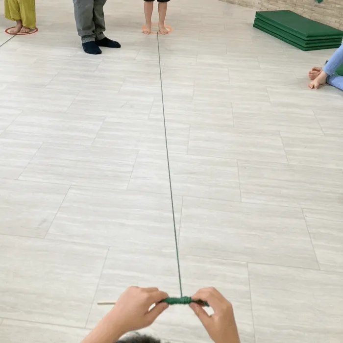 きりんのあくび　kids　つるみ/糸巻きレース🧵