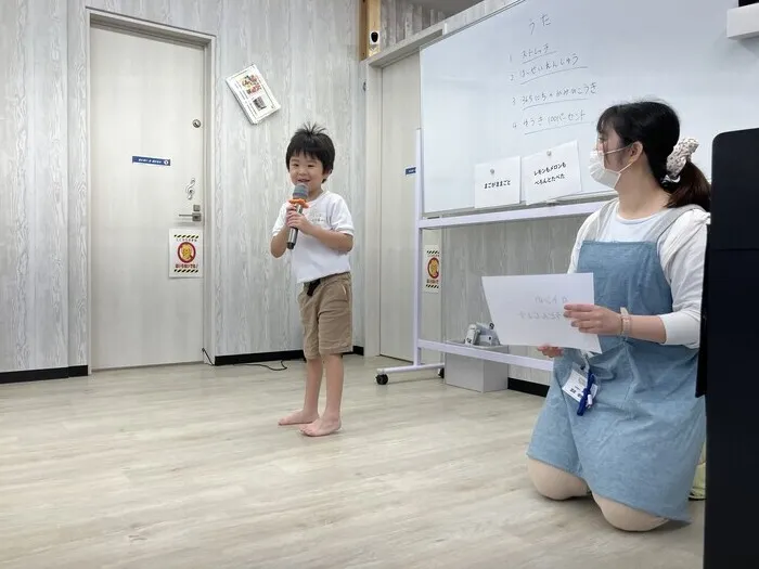ブロッサムジュニア長久手藤が丘教室/集団活動　「歌」
