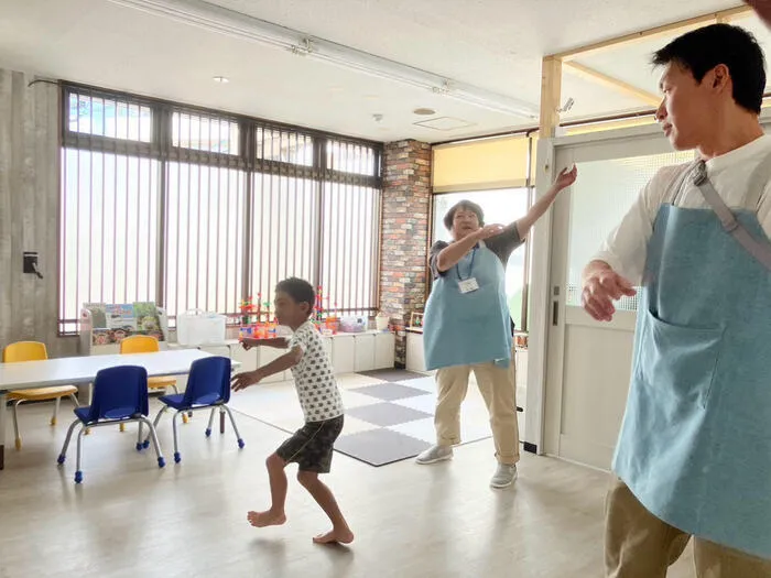 ブロッサムジュニア長久手藤が丘教室/夏休みの活動はラジオ体操から！