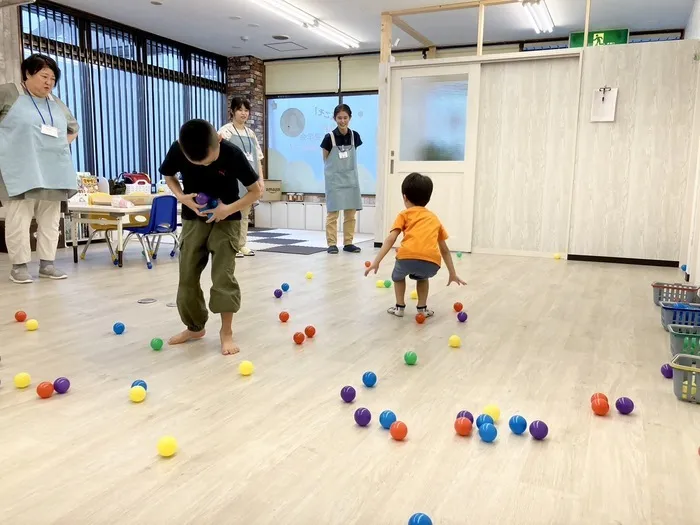 ブロッサムジュニア長久手藤が丘教室/集団活動　「ボール遊び」🥎🥎🥎