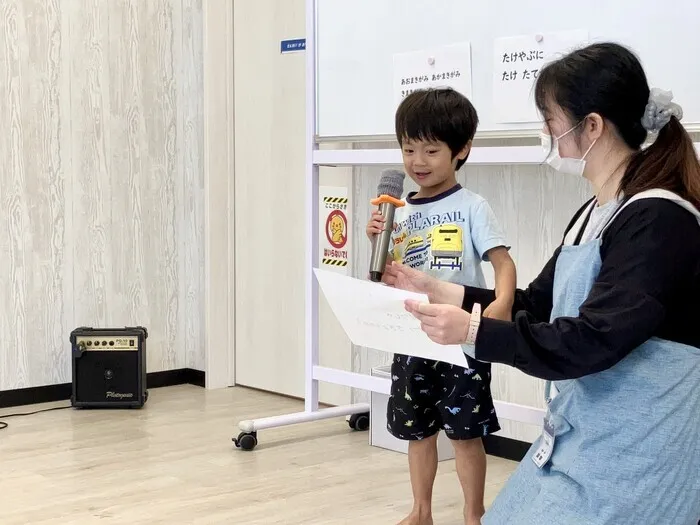 ブロッサムジュニア長久手藤が丘教室/集団活動　「歌」
