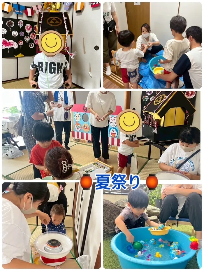 【新規児童募集中】 児童発達支援 じゅびこるーむ/夏祭り🏮