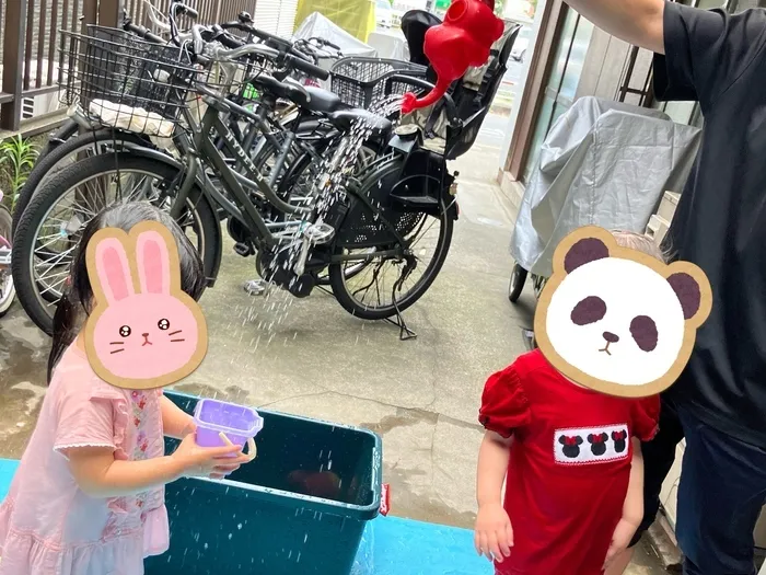 メリーほっと【10時から16時の6時間長時間/集団療育】/ぞうさんシャワー❗️