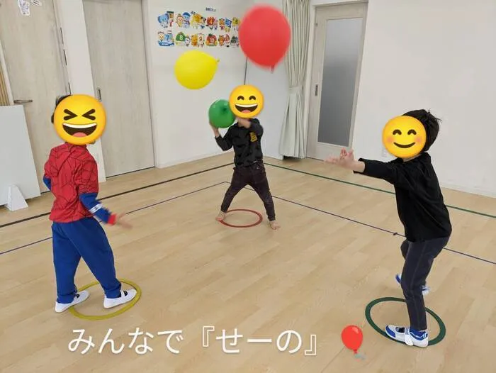 【運動療育】TAKUMI堺教室/【大盛り上がり！】風船キャッチで笑顔あふれる✨