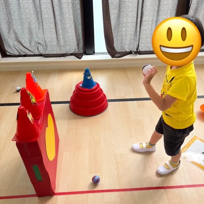 【運動療育】TAKUMI（たくみ）堺教室/的当て