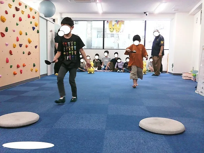 放課後等デイサービス　ウィズ・ユー早稲田/【玉運びリレー🥚】