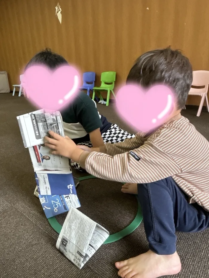 【新規利用者様募集中！】おもちゃ箱まちだ（児童発達支援）/廃材で遊ぼう☆彡